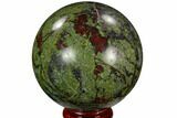 Polished Dragon's Blood Jasper Sphere - South Africa #121578-1